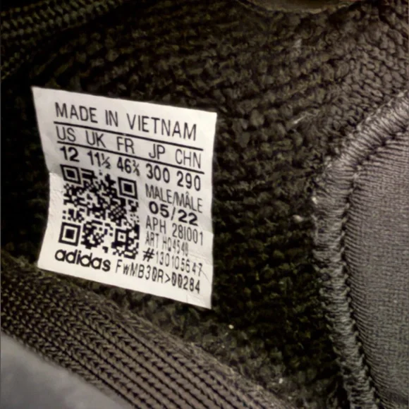 2022 Men's ADIDAS Yeezy Boost 350 V2 Onyx HQ4540 Grey Onyx Size 12 Used